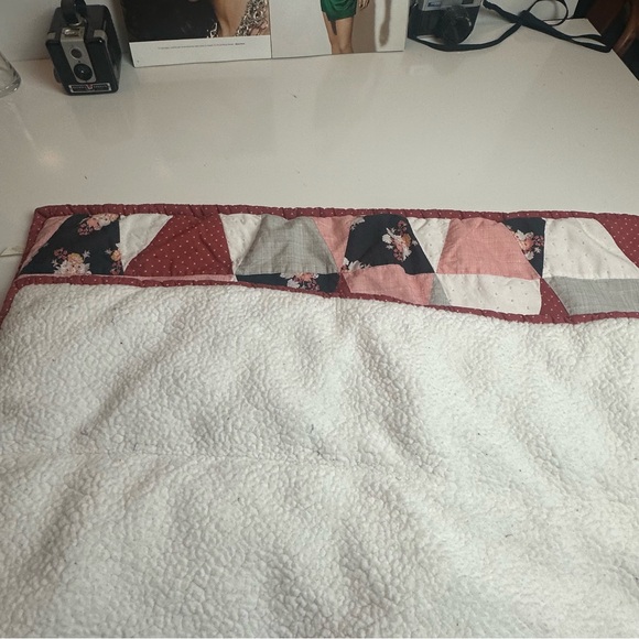 Matilda Jane Baby Quilt | Cotton Patchwork · Cottagecore Nursery / Crib Throw - Picture 6 of 8